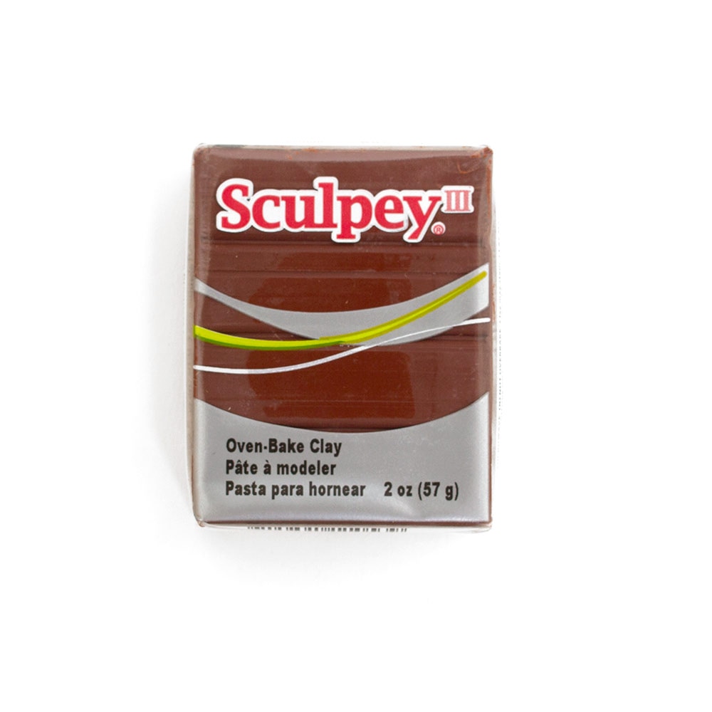 Polyform, Sculpey III, Oven Bake, Clay, 2oz, Chocolate